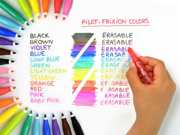 Pilot Frixion Colors fixy