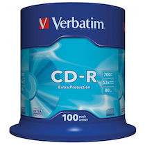 CD-R Verbatim Extra Protection 700MB 52x cake box 100ks
