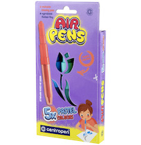 Foukací fix Centropen Air Pens pastelové 1500 5ks