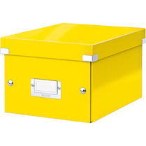 Krabice archivační CLICK-N-STORE A5 žlutá