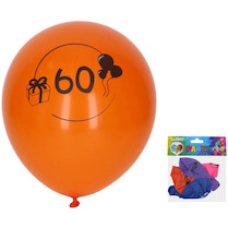 Nafukovací balónky s číslem 60