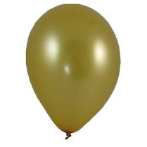 Nafukovací balónky zlaté 25cm 100ks