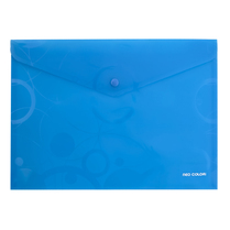 Obálka plastová s drukem Neo Colori A4 modrá