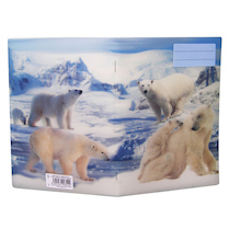 Sešit A5 linka 524 20 listů 3D Lední medvěd