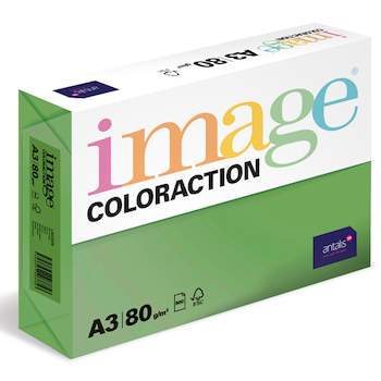 Barevný papír Image Coloraction A3 80g tmavě zelená 500 ks
