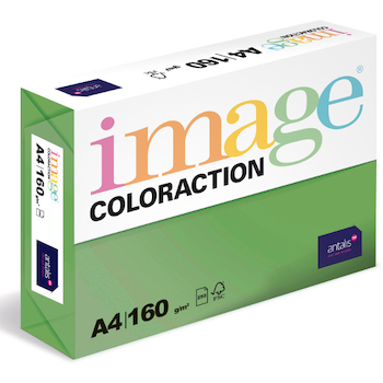 Barevný papír Image Coloraction A4 160g intenzivní tmavě zelená 250 ks