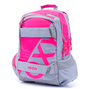 Batoh studentský Oxy Sport Neon Pink