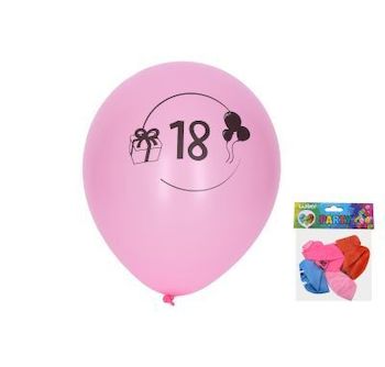 Nafukovací balónky s číslem 18