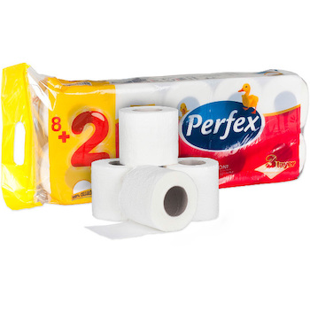 Toaletní papír Perfex 3 vrstvý 10ks