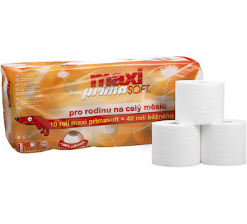 Toaletní papír Prima soft Maxi 10ks