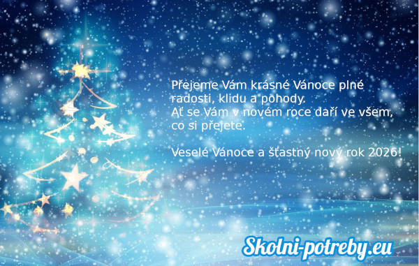 PF 2026 Školní potřeby