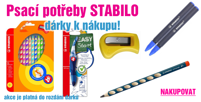 Psací potřeby Stabilo s dárky