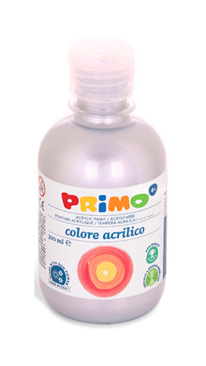 Akrylová barva Primo 300ml stříbrná 306017