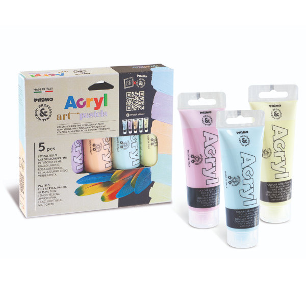 Akrylová barva Primo 5x75ml pastel 947328