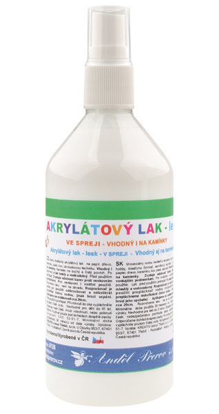 Akrylový lak 215g lesklý v rozprašovači 945791