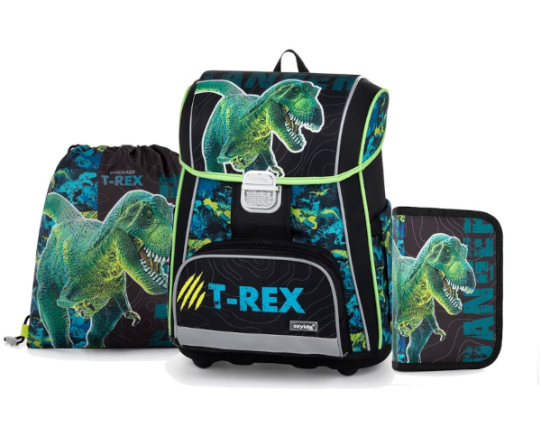 Oxybag Školní batoh PREMIUM Cool Dinosaurus set 313569