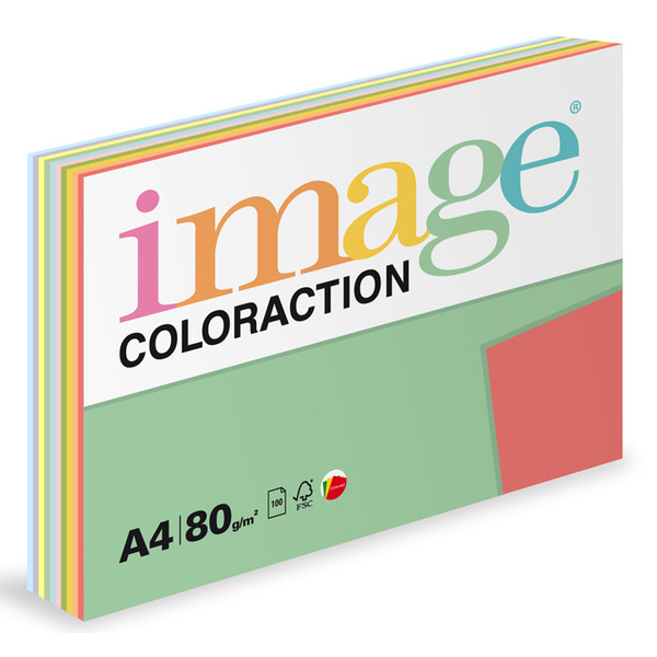 Barevný kopírovací papír Coloraction mix intenzivní barvy 119125