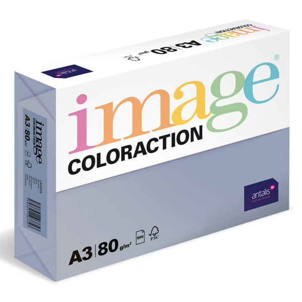 Barevný papír Image Coloraction A3 80g středně modrá 500 ks 119150