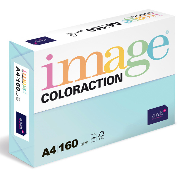 Barevný papír Image Coloraction A4 160g intenzivní sytá modrá 250 ks 119127