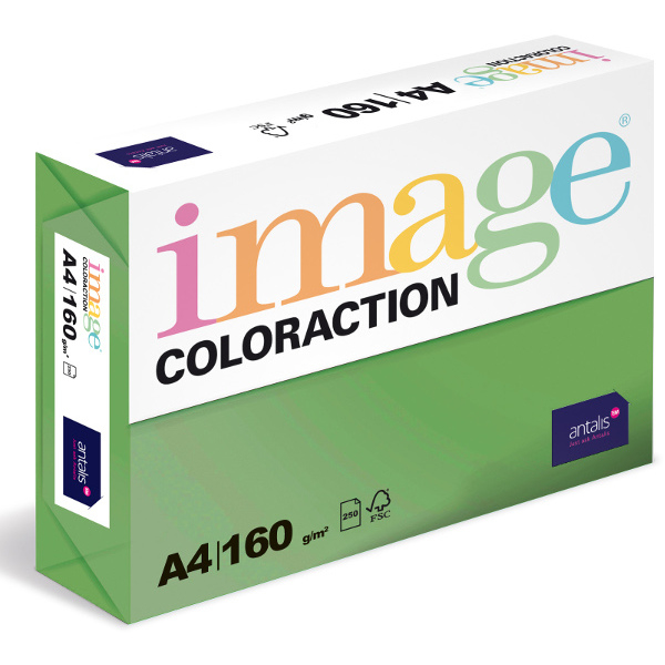 Barevný papír Image Coloraction A4 160g intenzivní tmavě zelená 250 ks 119126