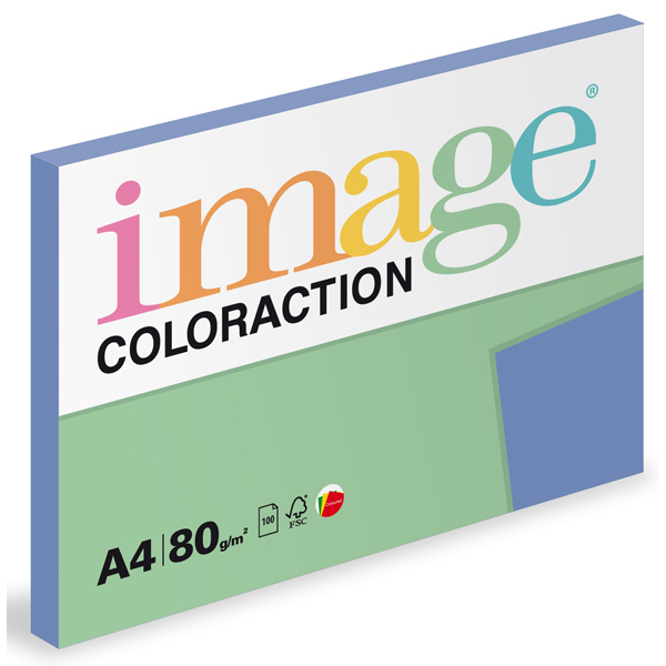 Barevný papír Image Coloraction A4 80g středně modrá 100 ks 119085