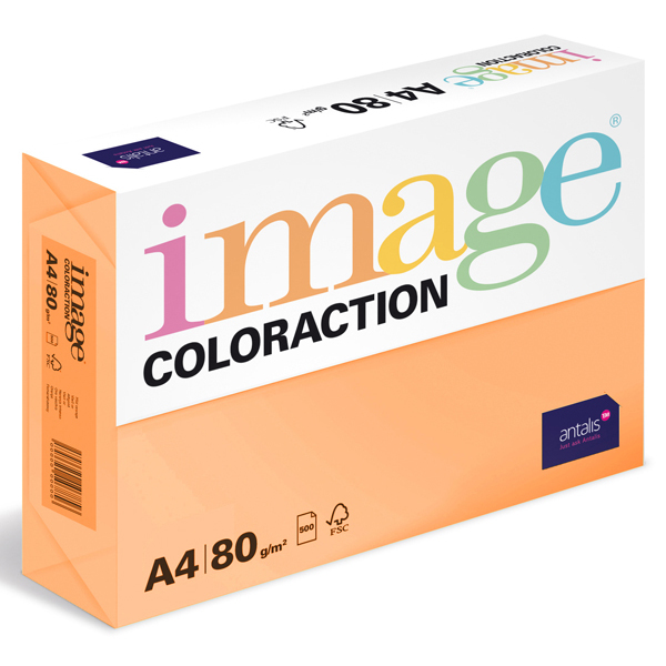 Barevný papír Image Coloraction A4 80g intenzivní sytá oranžová 500 ks 119076