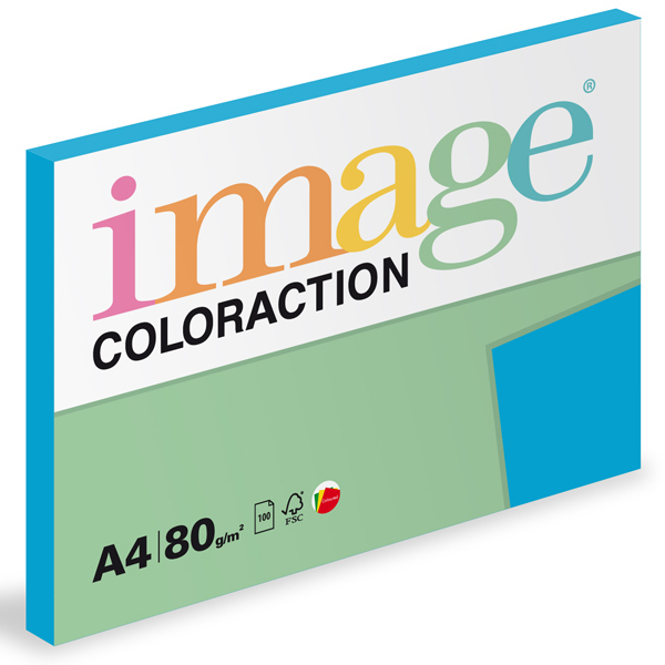 Barevný papír Image Coloraction A4 80g intenzivní tmavě modrá 100 ks 119069