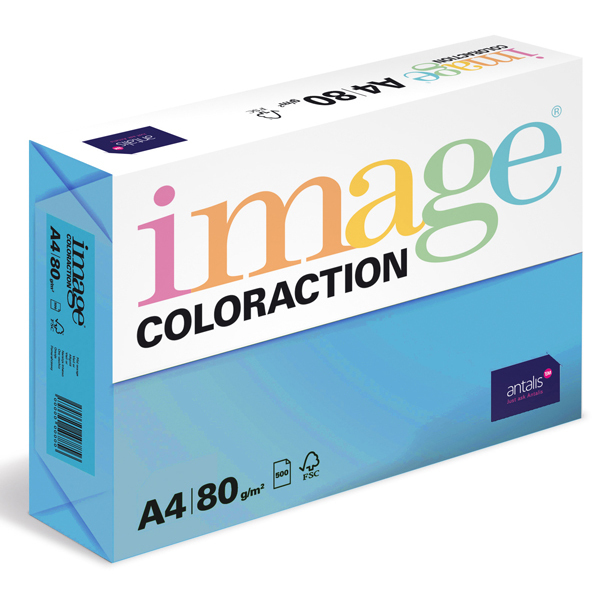 Barevný papír Image Coloraction A4 80g intenzivní tmavě modrá 500 ks 119068