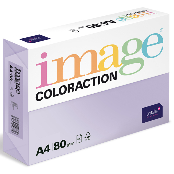 Barevný papír Image Coloraction A4 80g pastelově fialová 500 ks 119102