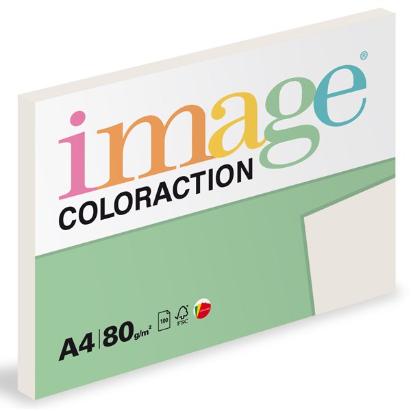 Barevný papír Image Coloraction A4 80g středně šedá 100 ks 119091