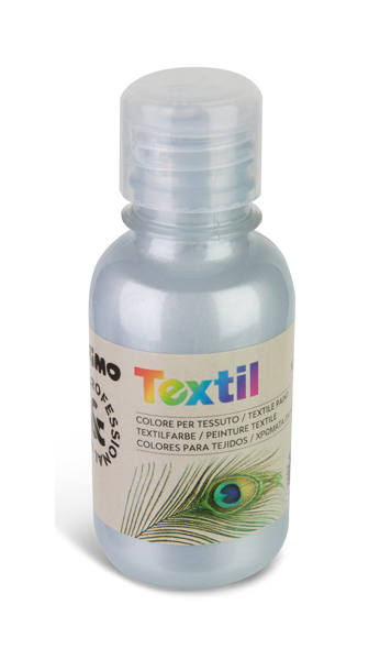 Barva na textil Primo Metal 125ml stříbrná 304999