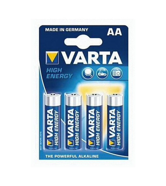 Baterie alkalická Varta Energy AA R06 4ks 219594