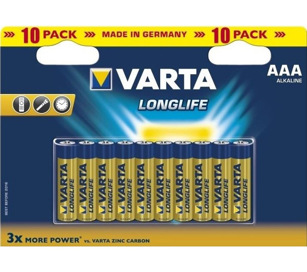 Baterie alkalické Varta Energy LR03-AAA 10ks 219587