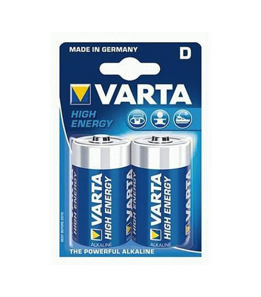 Baterie alkalické Varta High Energy LR20-D(1,5V) 2ks 219596