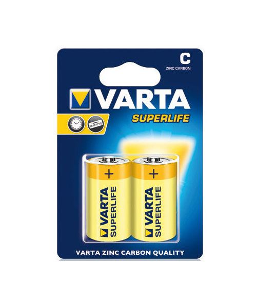 Baterie zinkové Varta Superlife LR14-C 2ks 219582