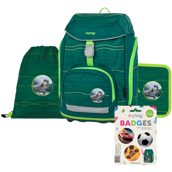 Oxybag Set 4dílný Sherpy Green 313511