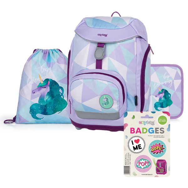 Oxybag Set 4dílný Sherpy Unicorn 313514