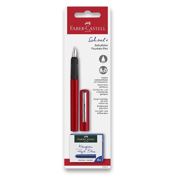 Bombičkové pero Faber Castell červené 313154
