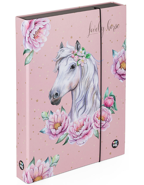 Oxybag Box na sešity A4 Jumbo Kůň romantic 309588