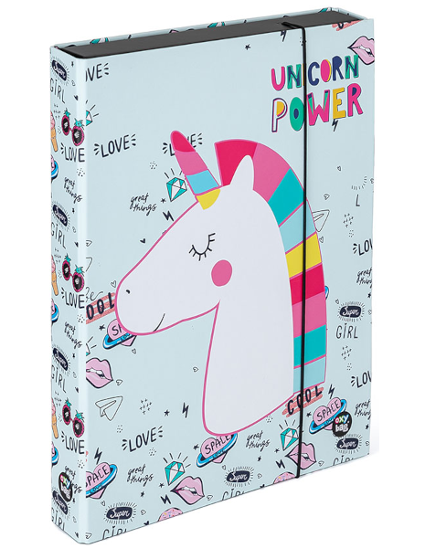 Oxybag Box na sešity A4 Jumbo Unicorn Iconic 309587