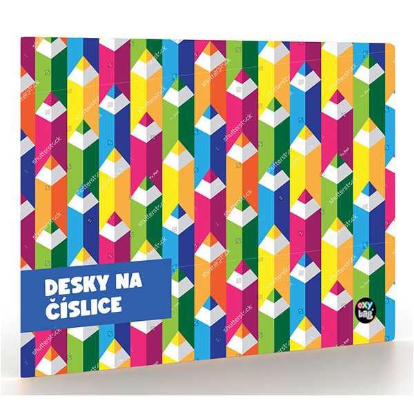 Desky na číslice Pastelky 309677