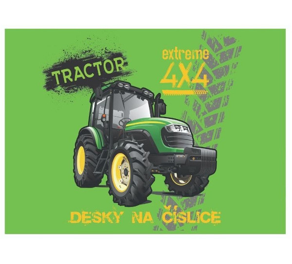 Oxybag Desky na číslice traktor 307646