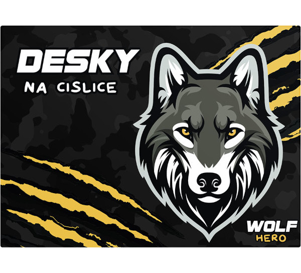 Desky na číslice Vlk 308599