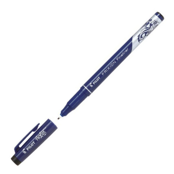 Pilot Fineliner Frixion 4104 gumovací černý 402420