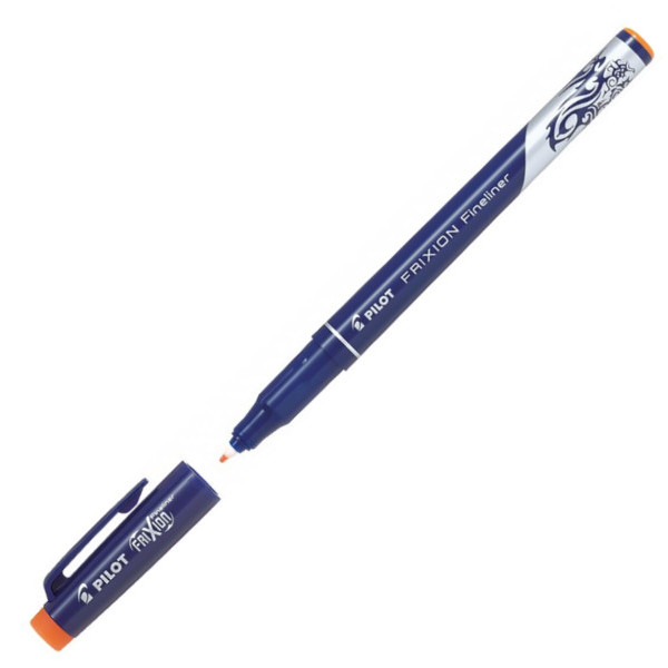 Pilot Fineliner Frixion 4104 gumovací oranžový 940858