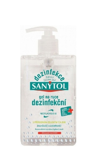 Gel dezinfekční na ruce Sanytol 250ml 310523