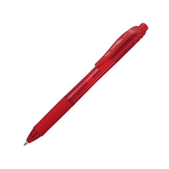 Gelové pero EnerGel X červené 0,7mm 199202
