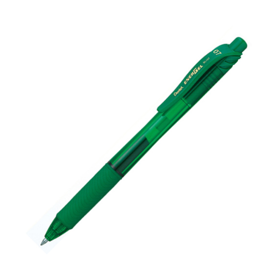 Gelové pero EnerGel X zelené 0,7mm 199204