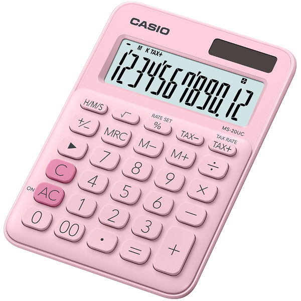 Kalkulačka Casio MS 20UC růžová 159547