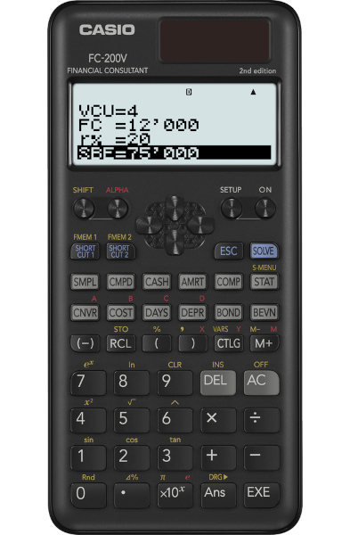 Kalkulačka Casio FC 200 V 2E 309076